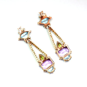 Multigem Cocktail Earrings