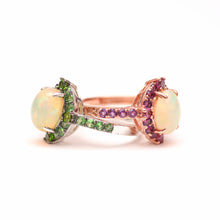 將圖片載入圖庫檢視器 Neon Opal Rings
