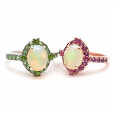 將圖片載入圖庫檢視器 Neon Opal Rings
