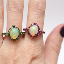 Load image into Gallery viewer, Neon Opal Rings
