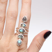 Load image into Gallery viewer, Labradorite Totem Ring
