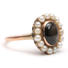 Load image into Gallery viewer, 10k Black Star Sapphire Ring
