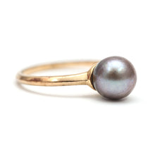 將圖片載入圖庫檢視器 14k Tahitian Pearl Solitaire Ring
