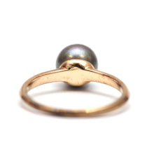 將圖片載入圖庫檢視器 14k Tahitian Pearl Solitaire Ring
