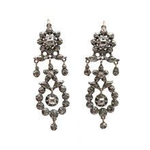 將圖片載入圖庫檢視器 SOLD TO S***Georgian Table Cut Diamond Earrings
