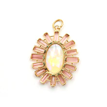 画像をギャラリービューアに読み込む, 14k Opal Pink Tourmaline Pendant
