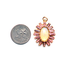画像をギャラリービューアに読み込む, 14k Opal Pink Tourmaline Pendant
