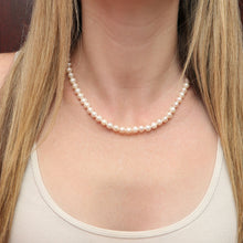 Load image into Gallery viewer, Sterling Freshwater Pearl Necklaces
