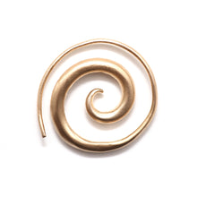 Load image into Gallery viewer, 14k Spiral Earrings
