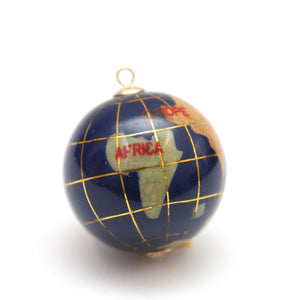 14k Multigem Globe Pendant