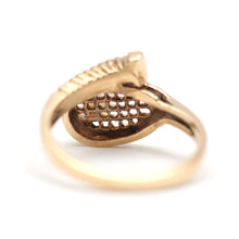 Load image into Gallery viewer, 10k Tennis Racquet Ring
