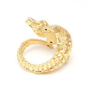 14k Alligator Ring