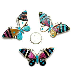 Zuni Butterfly Pendants