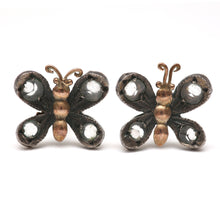 將圖片載入圖庫檢視器 Rose Cut Diamond Butterfly Earrings
