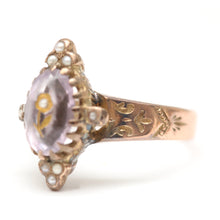 Load image into Gallery viewer, 10k Amethyst Intaglio Ring
