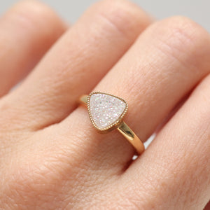 14k Druzy Ring