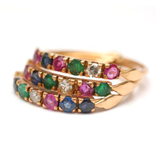 將圖片載入圖庫檢視器 18k Multigem Harem Ring
