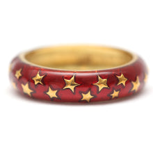 將圖片載入圖庫檢視器 18k Enamel Star Bands
