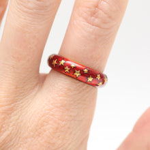將圖片載入圖庫檢視器 18k Enamel Star Bands
