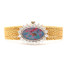 Carica l&#39;immagine nel visualizzatore di Gallery, 18k Chopard Opal Diamond Watch
