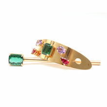 Load image into Gallery viewer, 14k Tourmaline Hair Pin
