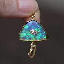 Load image into Gallery viewer, 14k Trippy Mushroom Pendant
