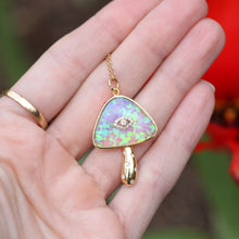 Load image into Gallery viewer, 14k Trippy Mushroom Pendant
