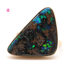 Load image into Gallery viewer, THREE LEFT***14k Chunky Space Boulder Opal Rings
