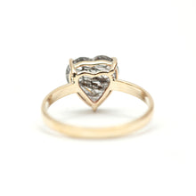 將圖片載入圖庫檢視器 14k Rutile Quartz Heart Ring
