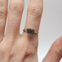 將圖片載入圖庫檢視器 14k Rutile Quartz Heart Ring
