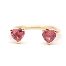 將圖片載入圖庫檢視器 14k Heart Cuff Ring
