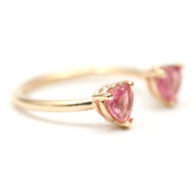 將圖片載入圖庫檢視器 14k Heart Cuff Ring
