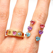 將圖片載入圖庫檢視器 14k Heart Cuff Ring
