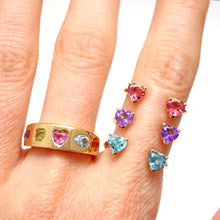 Load image into Gallery viewer, 14k Heart Cuff Ring
