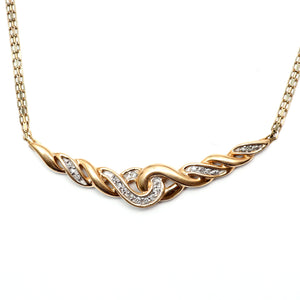 14k Diamond Estate Necklace