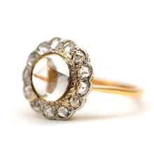 將圖片載入圖庫檢視器 Victorian Rock Crystal Diamond Ring
