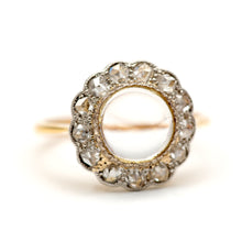 Laden Sie das Bild in den Galerie-Viewer, Victorian Rock Crystal Diamond Ring
