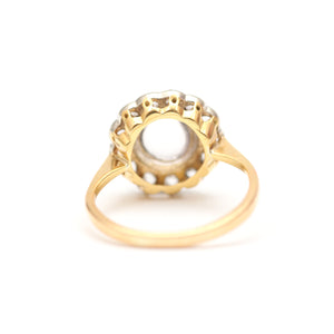 Victorian Rock Crystal Diamond Ring