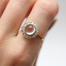 將圖片載入圖庫檢視器 Victorian Rock Crystal Diamond Ring
