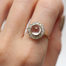 Laden Sie das Bild in den Galerie-Viewer, Victorian Rock Crystal Diamond Ring
