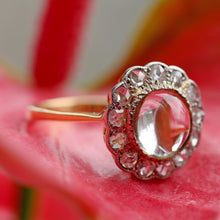 將圖片載入圖庫檢視器 Victorian Rock Crystal Diamond Ring

