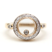 Load image into Gallery viewer, 14k Happy Diamond Shaker Ring
