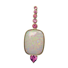 Load image into Gallery viewer, 14k Brazilian Opal Tourmaline Pendant
