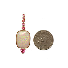 Load image into Gallery viewer, 14k Brazilian Opal Tourmaline Pendant
