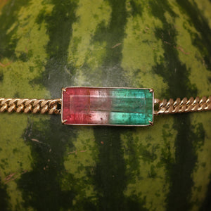 40ct Watermelon Tourmaline Choker