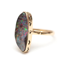 將圖片載入圖庫檢視器 14k Boulder Opal Supernova Ring
