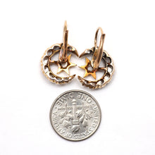 將圖片載入圖庫檢視器 SOLD TO K***14k Rose Cut Diamond Celestial Earrings
