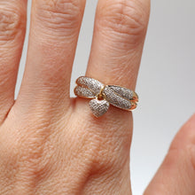 Load image into Gallery viewer, 14k Diamond Heart Charm Ring
