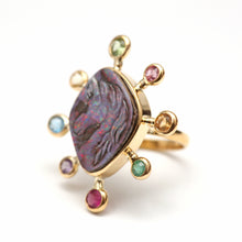Load image into Gallery viewer, 18k Opal Unicorn Ring
