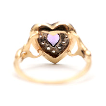 將圖片載入圖庫檢視器 15k Rose Cut Diamond Heart Ring
